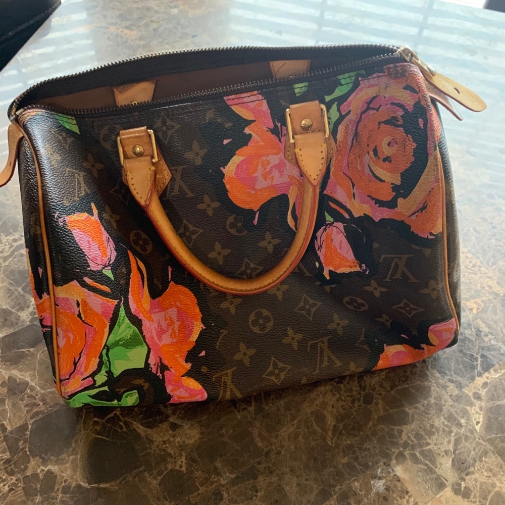 Louis Vuitton Stephen Sprouse Roses Speedy 30 Bag